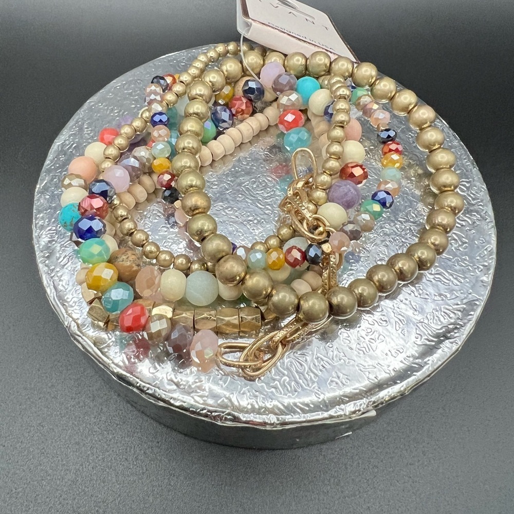 Bohemian Colorful Beaded Bracelet Set